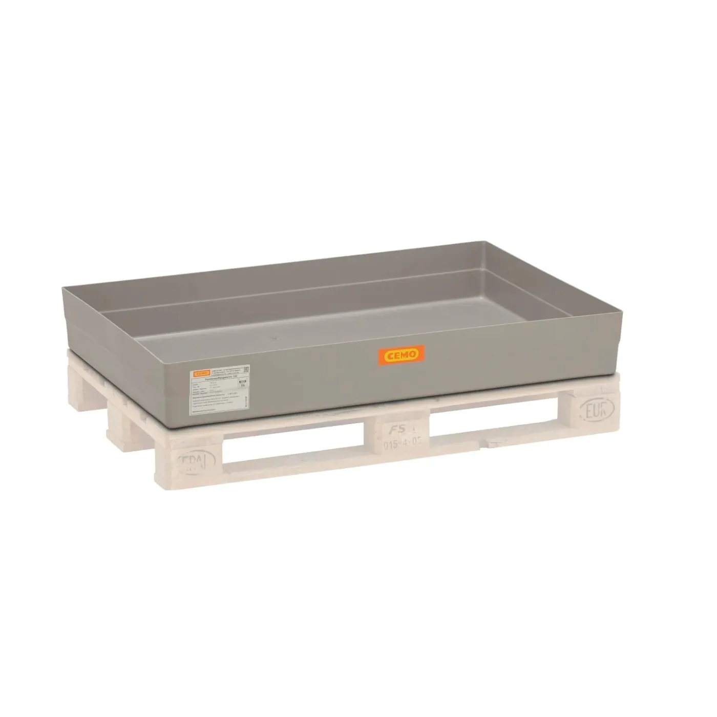 Wanna wychwytowa bez kratownicy GRP 150l, 1200 x 800 x 165 mm