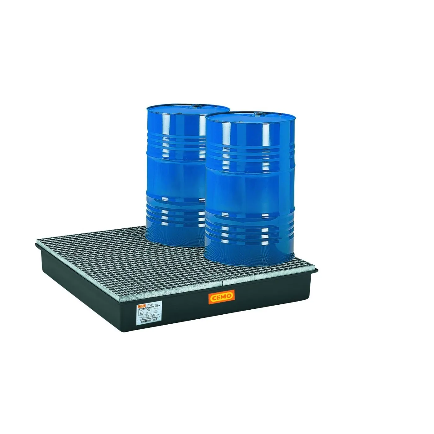 Wanna wychwytowa z kratownicą GRP 220l, 1280 x 1280 x 210 mm