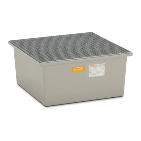 Wanna wychwytowa pod 1 beczkę GRP 210l, 850 x 850 x 400 mm