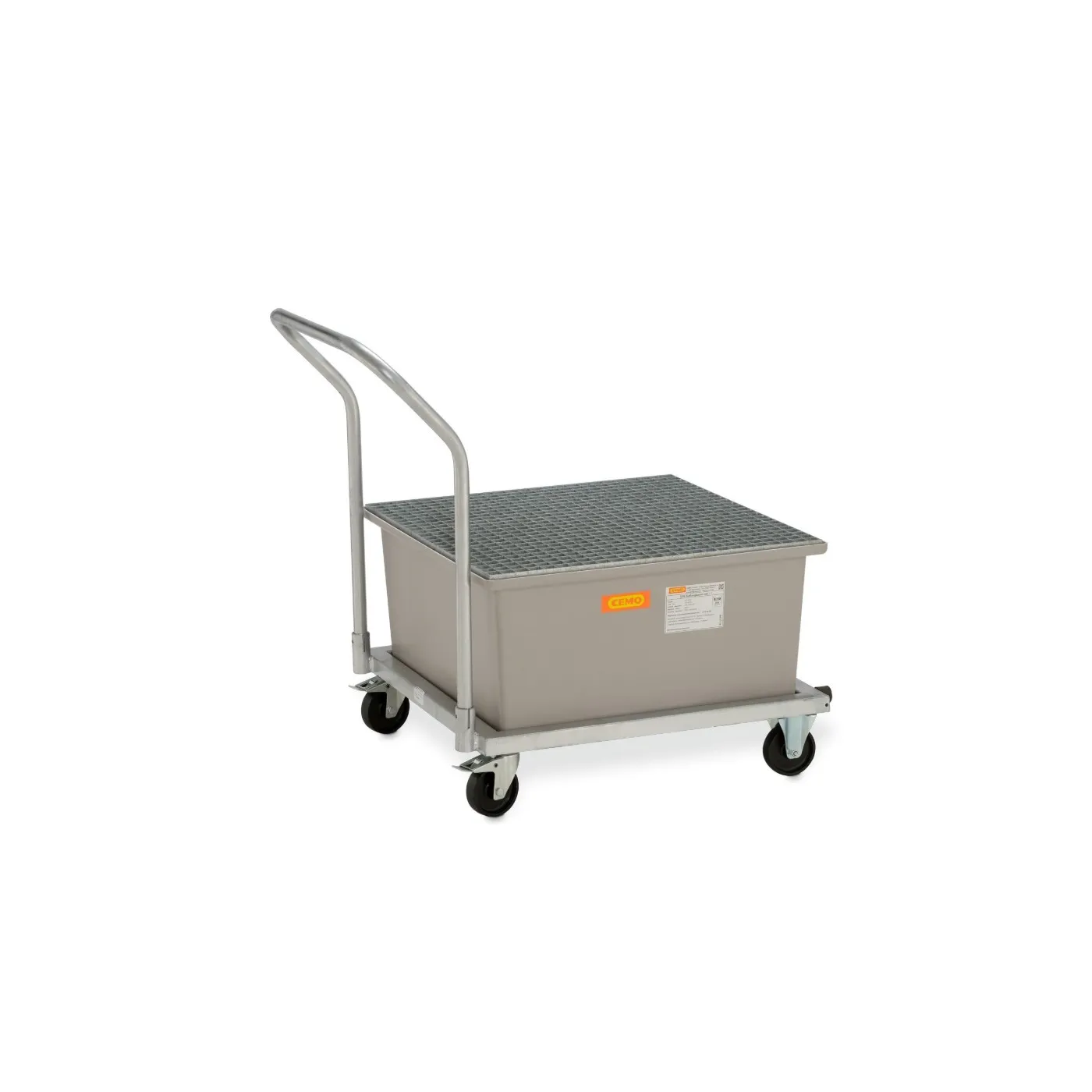 Mobliny stalowy wózek  pod 1 beczki GRP 210l, 1090 x 860 x 1080cm
