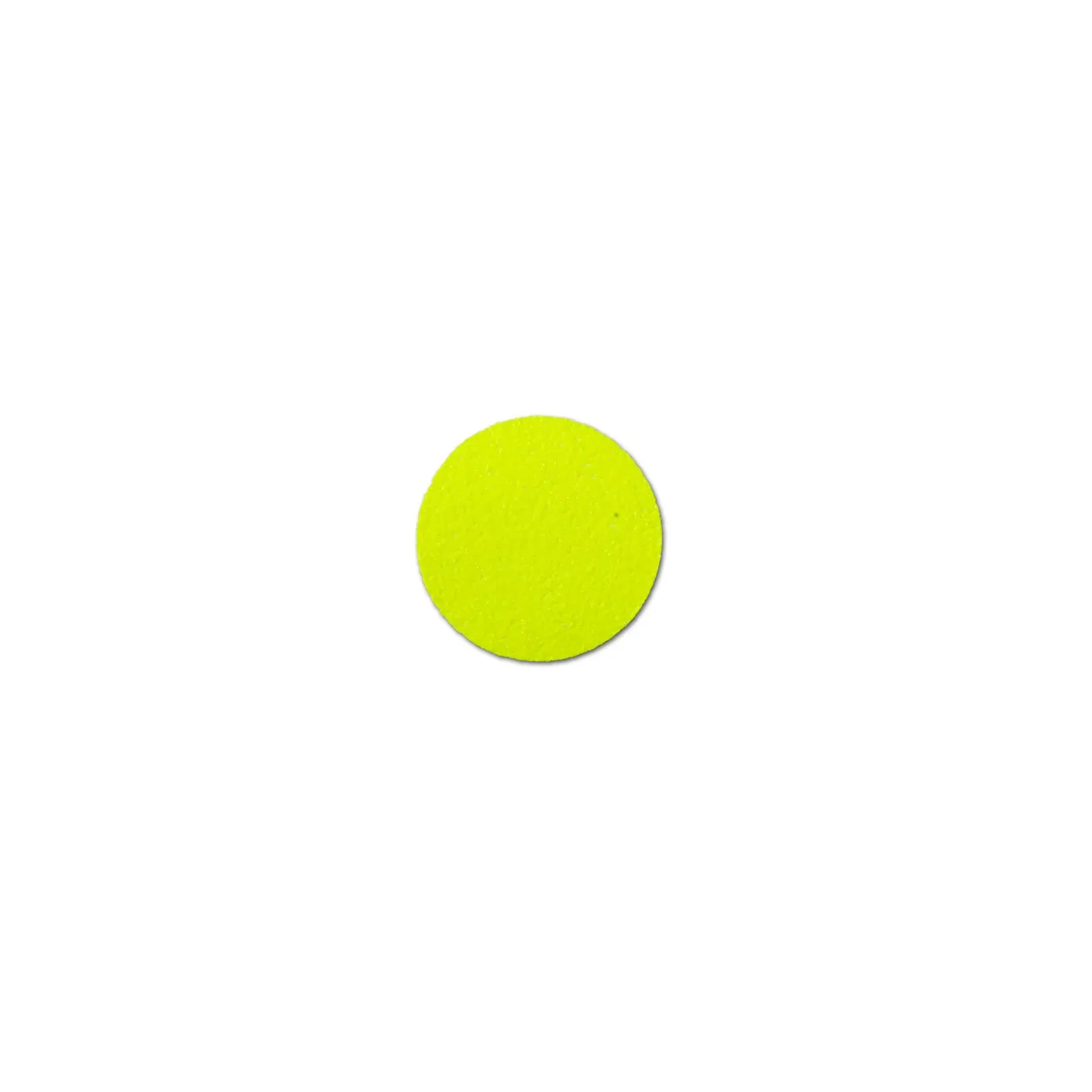 Antypoślizgowy znak podłogowy – fluorescencyjny okrąg 50 mm, R13, zestaw 50 szt.